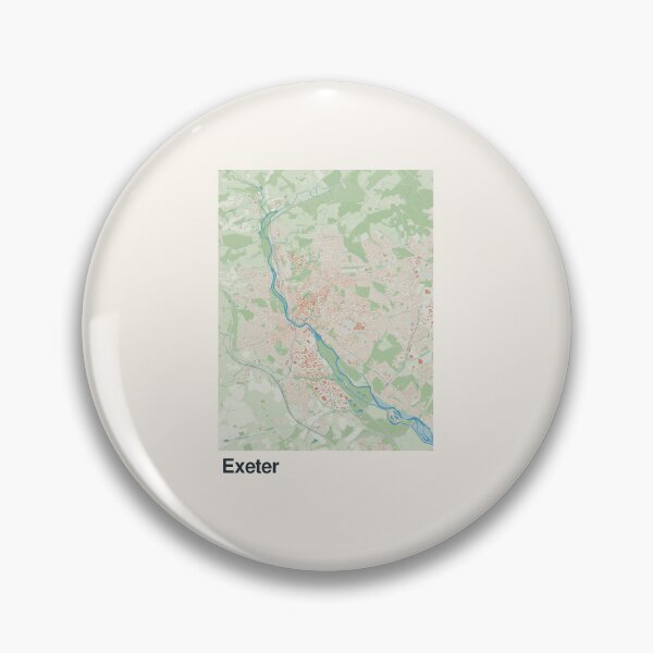 Item preview, Exeter Minimalistic Map Art designed and sold by MapsNerd.
