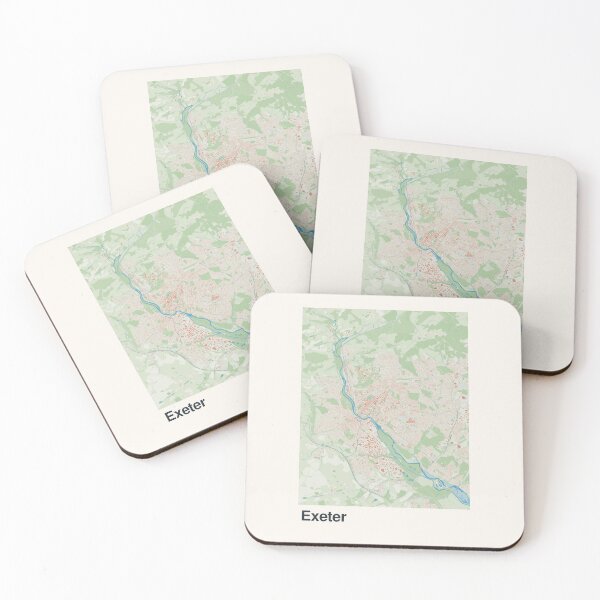 Item preview, Exeter Minimalistic Map Art designed and sold by MapsNerd.