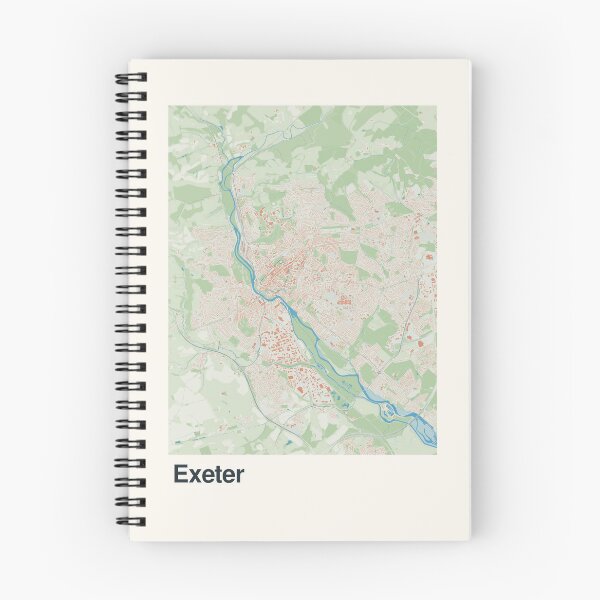 Item preview, Exeter Minimalistic Map Art designed and sold by MapsNerd.