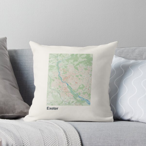 Item preview, Exeter Minimalistic Map Art designed and sold by MapsNerd.