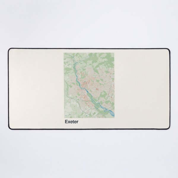 Item preview, Exeter Minimalistic Map Art designed and sold by MapsNerd.
