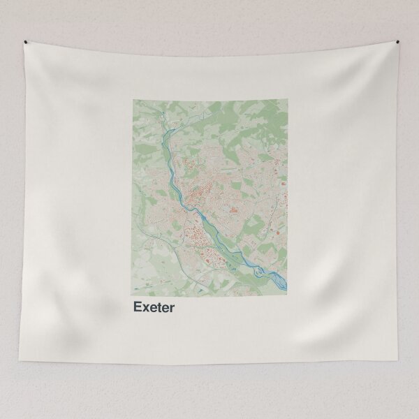 Item preview, Exeter Minimalistic Map Art designed and sold by MapsNerd.