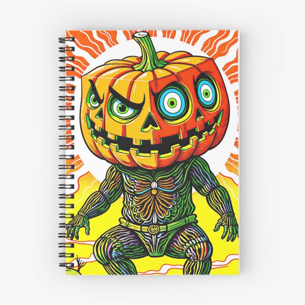 Item preview, Creepy Cute Halloween Pumpkin Character With Sinister Smile designed and sold by QQQueen.