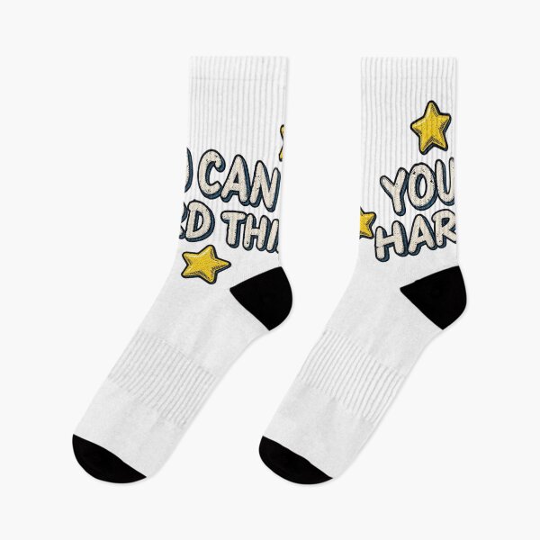 Item preview, You Can Do Hard Things Retro Growth Mindset Stars Design designed and sold by DevilMayCrySh.