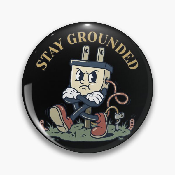 Item preview, Stay Grounded – Vintage Rubber Hose Electric Plug designed and sold by BikTee.