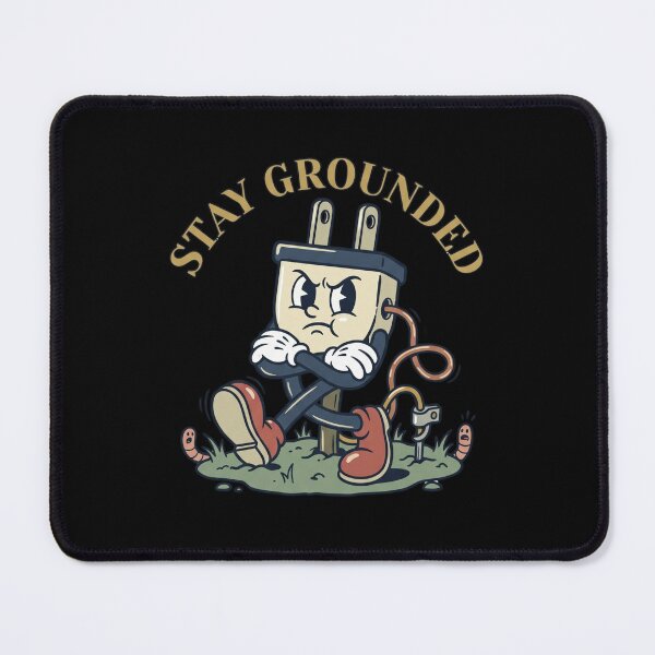 Item preview, Stay Grounded – Vintage Rubber Hose Electric Plug designed and sold by BikTee.