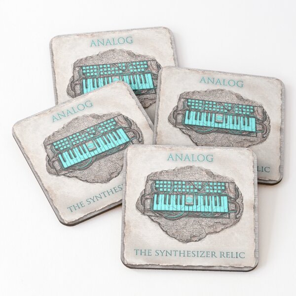 Item preview, The Synthesizer Relic - Turquoise Analog Mosaic designed and sold by codex antique.