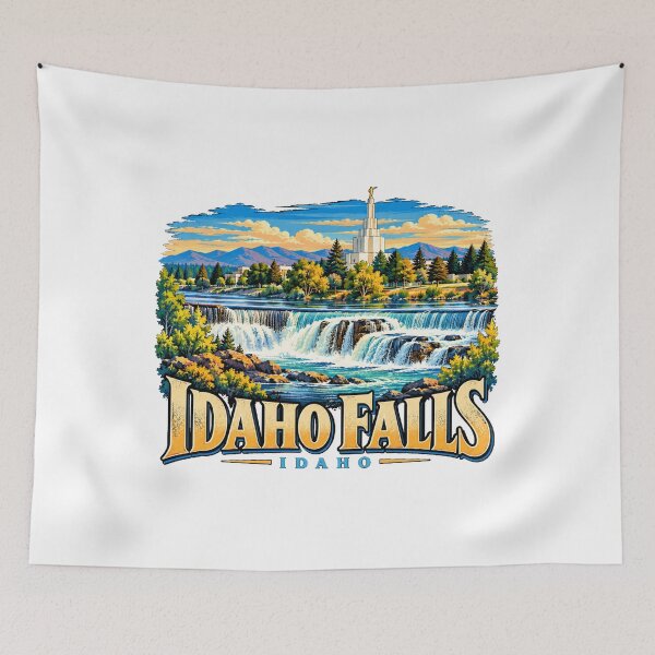 Item preview, Vintage Idaho Falls Idaho Travel Souvenir Landmark Gift designed and sold by MichaeIRellov.