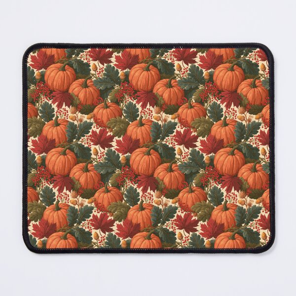 Item preview, Rowan Berry Pumpkin Autumn Foliage Pattern designed and sold by Mimoshi ⭐⭐⭐⭐⭐.