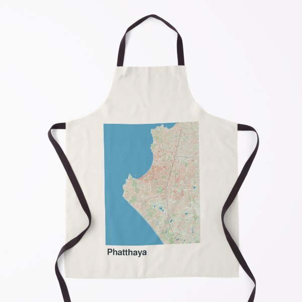 Item preview, Pattaya Minimalistic Map Art designed and sold by MapsNerd.