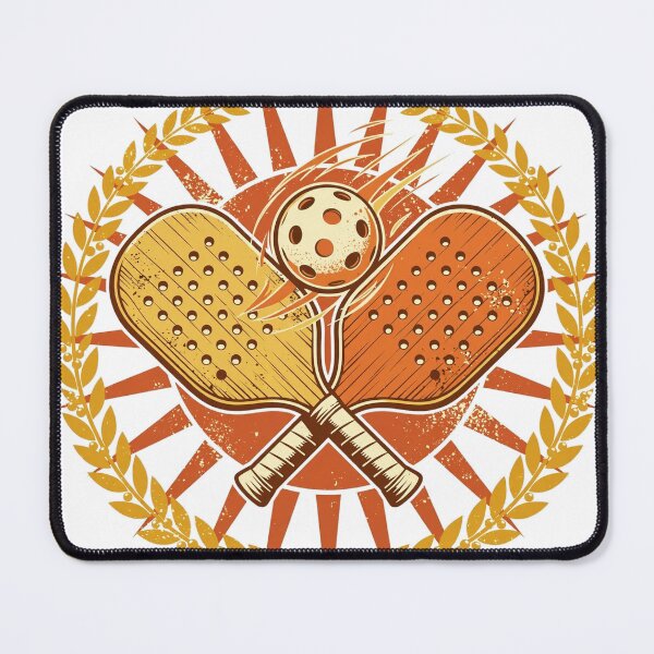 Item preview, Pickleball Shirt Vintage Tournament Paddles Laurel Retro Poster designed and sold by DinkLifeCo.