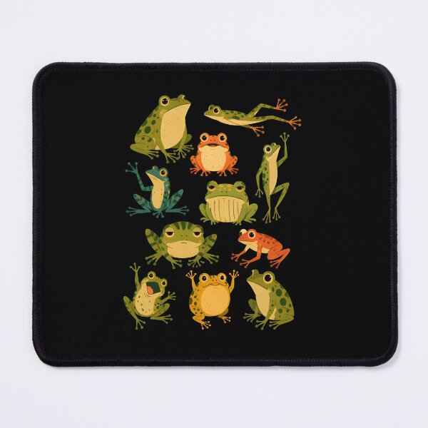 Item preview, Funny Frog Collection Cute Colorful  designed and sold by BuncoHearas.