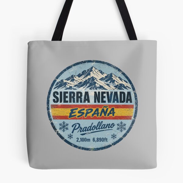 Item preview, Sierra Nevada Pradollano Spain Granada Skiing Sticker TShirt 02 designed and sold by OuterShellUK.
