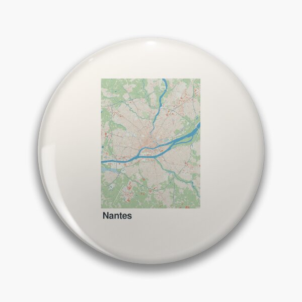 Item preview, Nantes Minimalistic Map Art designed and sold by MapsNerd.