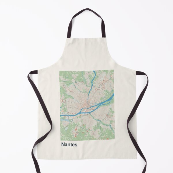 Item preview, Nantes Minimalistic Map Art designed and sold by MapsNerd.