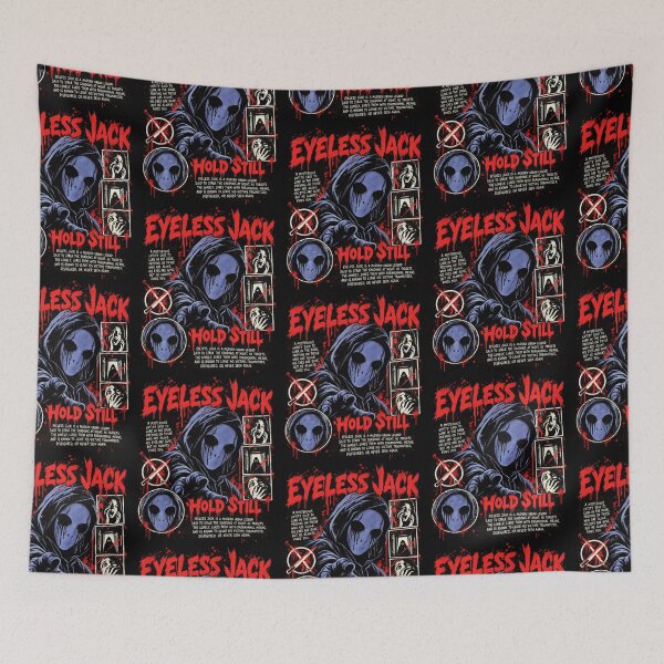 Item preview, Eyeless Jack Creepypasta Vintage Slasher Horror Mask Design designed and sold by DevilMayCrySh.