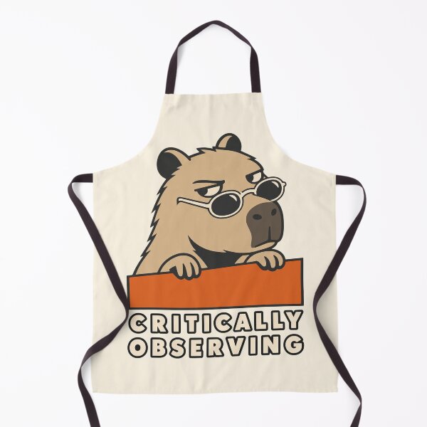 Item preview, Critically Observing Capybara designed and sold by KungPowUnicorn.