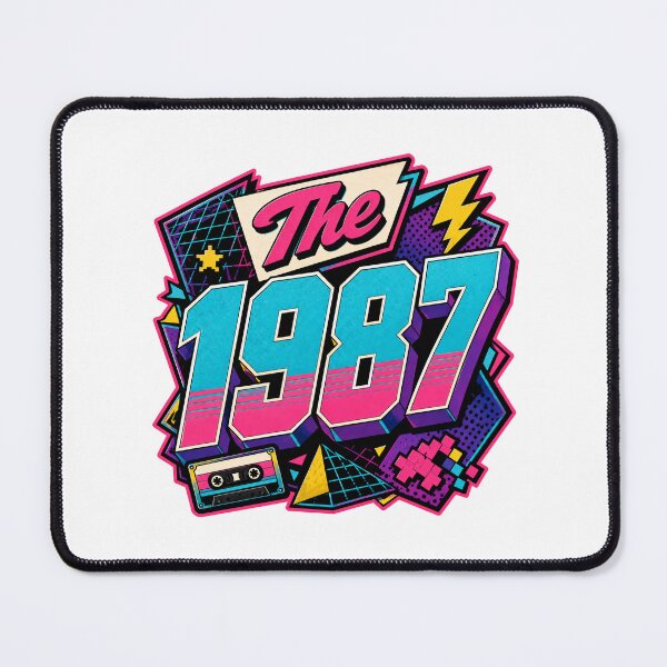 Item preview, The 1987 Retro Birthday designed and sold by RedCircleArt.