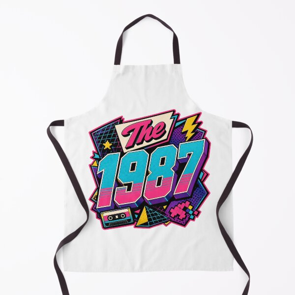 Item preview, The 1987 Retro Birthday designed and sold by RedCircleArt.