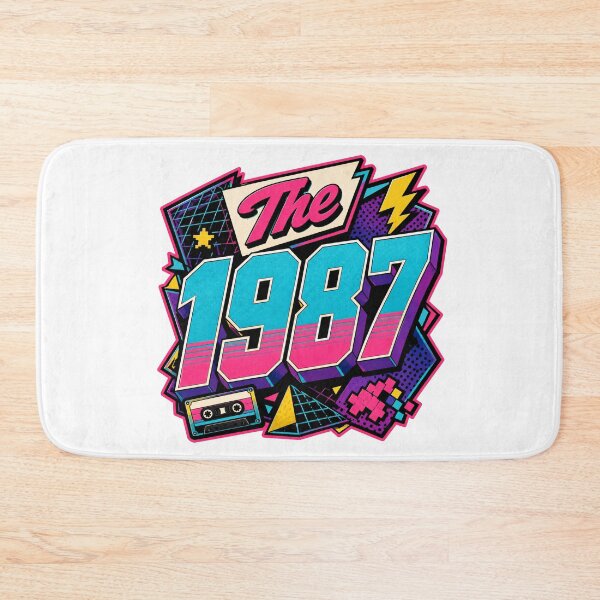 Item preview, The 1987 Retro Birthday designed and sold by RedCircleArt.
