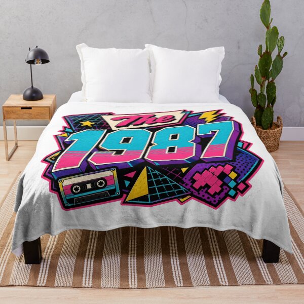 Item preview, The 1987 Retro Birthday designed and sold by RedCircleArt.
