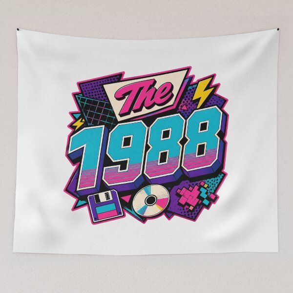 Item preview, The 1988 Arcade Birthday designed and sold by RedCircleArt.