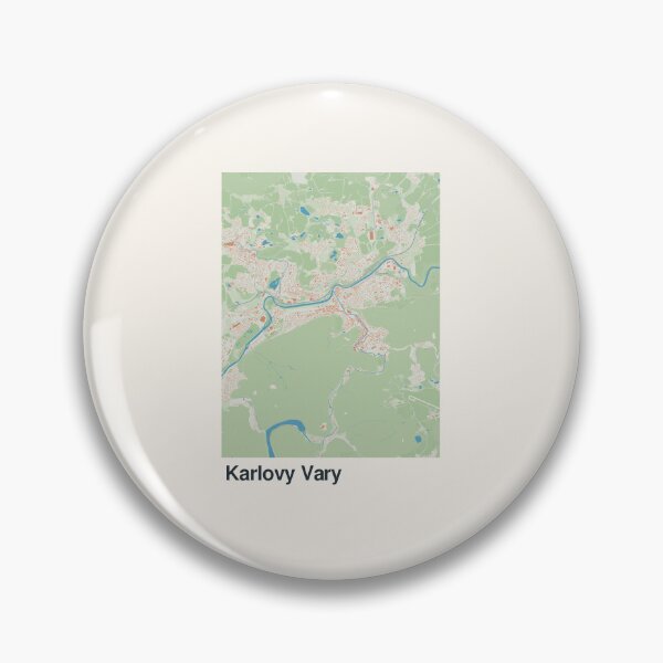 Item preview, Karlovy Vary Minimalistic Map Art designed and sold by MapsNerd.