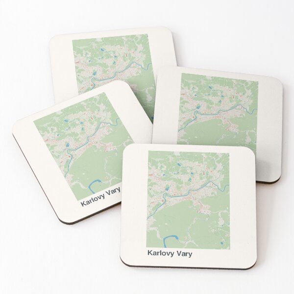 Item preview, Karlovy Vary Minimalistic Map Art designed and sold by MapsNerd.