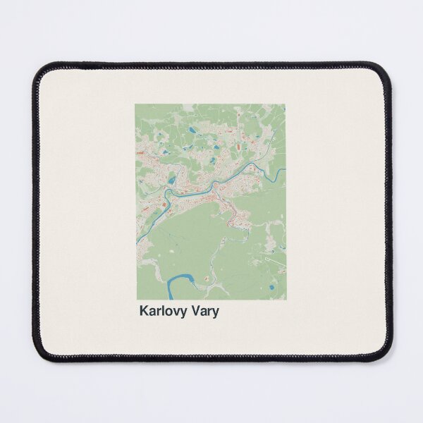 Item preview, Karlovy Vary Minimalistic Map Art designed and sold by MapsNerd.