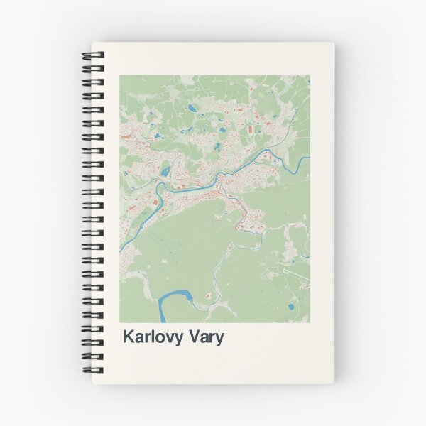 Item preview, Karlovy Vary Minimalistic Map Art designed and sold by MapsNerd.