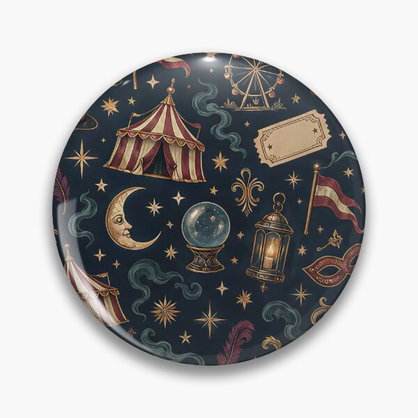 Item preview, Midnight Carnival Magic Circus Pattern designed and sold by Mimoshi ⭐⭐⭐⭐⭐.