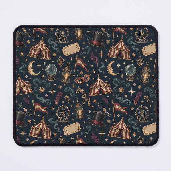 Item preview, Midnight Carnival Magic Circus Pattern designed and sold by Mimoshi ⭐⭐⭐⭐⭐.