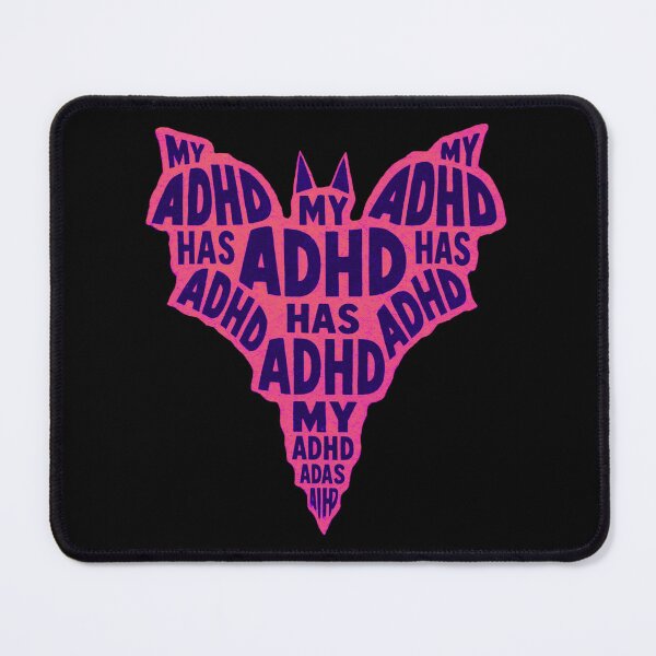 Item preview, My ADHD Has ADHD Funny ADHD Halloween Bat designed and sold by T-version.
