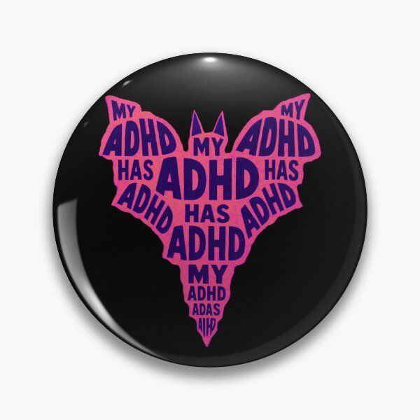Item preview, My ADHD Has ADHD Funny ADHD Halloween Bat designed and sold by T-version.