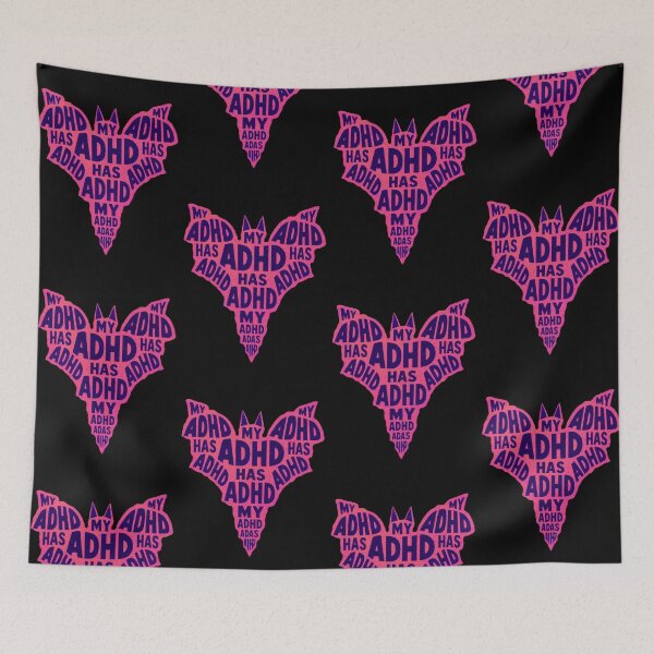 Item preview, My ADHD Has ADHD Funny ADHD Halloween Bat designed and sold by T-version.