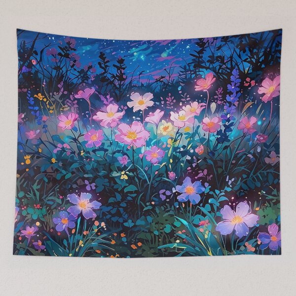 Item preview, Celestial Garden Surreal Floral Nature Art designed and sold by Glitchart66.