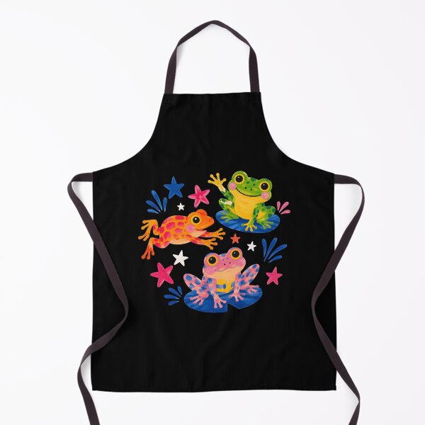 Item preview, Cute Colorful Frogs Kawaii Frog Lover Whimsical Frog Art designed and sold by BuncoHearas.