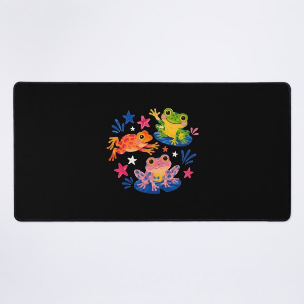 Item preview, Cute Colorful Frogs Kawaii Frog Lover Whimsical Frog Art designed and sold by BuncoHearas.