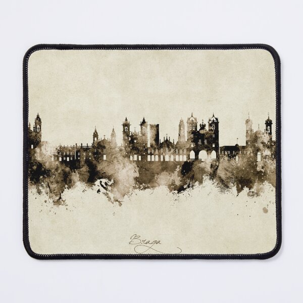 Item preview, Braga Portugal Skyline designed and sold by ArtPrints.