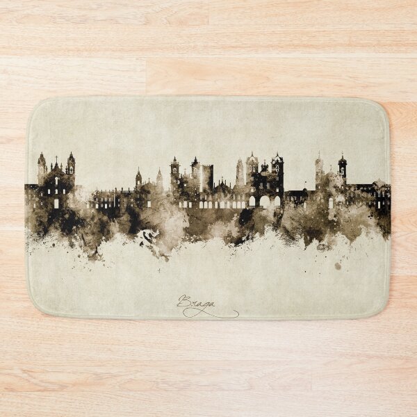 Item preview, Braga Portugal Skyline designed and sold by ArtPrints.