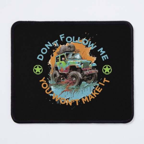 Item preview, Vintage Offroad 4x4 Truck Mud Splash Quote Art designed and sold by DarcyNicholas.