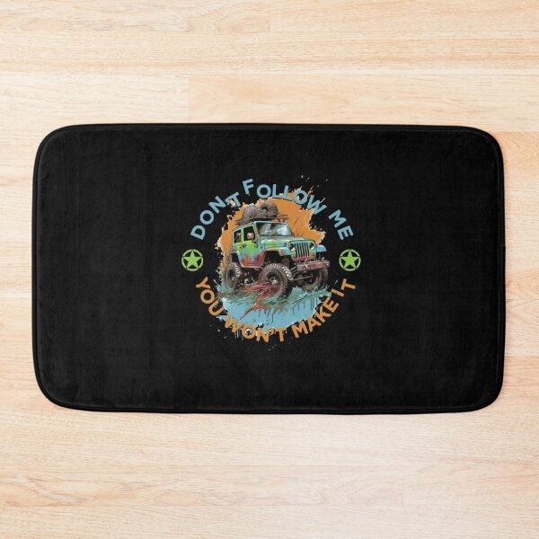 Item preview,  Vintage Offroad 4x4 Truck Mud Splash Quote Art designed and sold by DarcyNicholas.