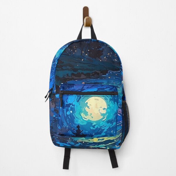Item preview, River and Stars Surreal Night Landscape Art designed and sold by Glitchart66.