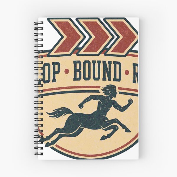 Item preview, Gallop Bound Repeat Quadrobics Retro Banner designed and sold by BoosterShop.