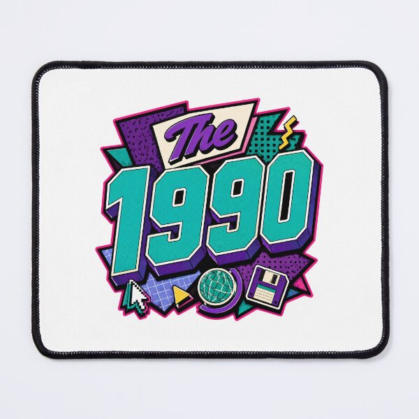 Item preview, The 1990 Retro Birthday designed and sold by RedCircleArt.