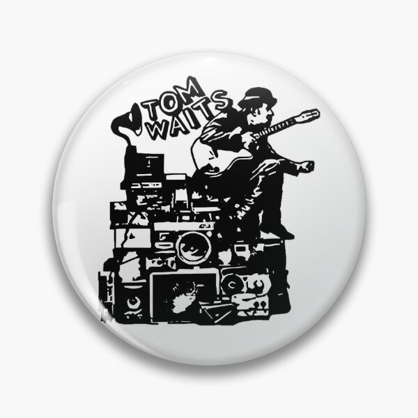 Item preview, Tom Waits Singer Songwriter Silhouette Portrait designed and sold by Style-Jumpers.