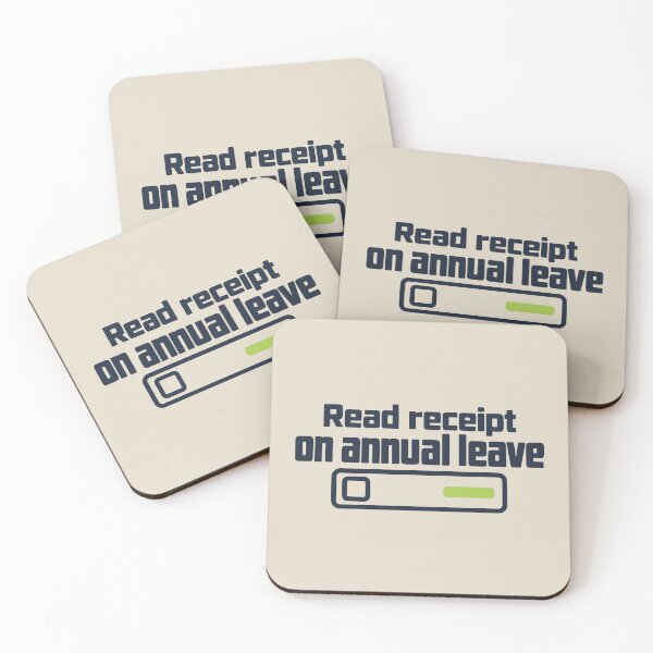 Item preview, Read receipt on annual leave - Digital downtime designed and sold by cursotti.