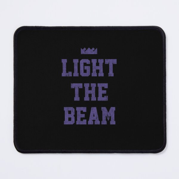 Item preview, Light The Beam Retro Purple Basketball Fan Typography designed and sold by DarcyNicholas.