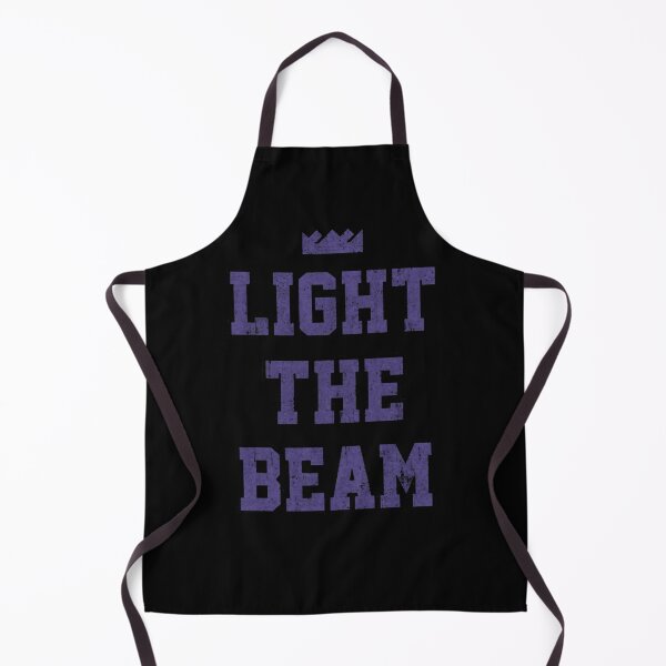 Item preview, Light The Beam Retro Purple Basketball Fan Typography designed and sold by DarcyNicholas.