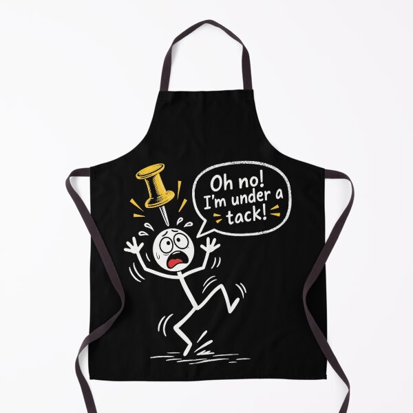 Item preview, Oh No, I'm Under a Tack Push Pin Pun Humor designed and sold by roni-harbor.